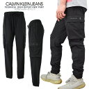 CALVIN KLEIN JEANS カルバン・クラインジーンズロゴリピートカーゴパンツck/m/newTECHNICAL LOGO REPEAT HWK PANTEUモデル イージーパンツ スポーティ アウトドア【税込3,980円以上で送料無料】【即納/あす楽】