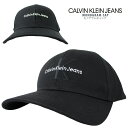 CALVIN KLEIN JEANS カルバン・クライン・ジーンズモノグラムキャップMONOGRAM CAP帽子 ユニセックス 男女兼用カジュアル ロゴ おしゃれ CKキャップ【clearance sale限定】【CLOSE OUT SALE限定】【即納】