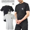 CALVIN KLEIN JEANS カルバン・クライン・ジーンズモノグラムロゴポケットクルーネックTシャツCORE MONOLOGO POCKET SLIM TEEポケットT メンズT 半TEE スリム インナーシャツユニセックス 男女兼用【送料無料】【メール便】【代引不可】【即納】