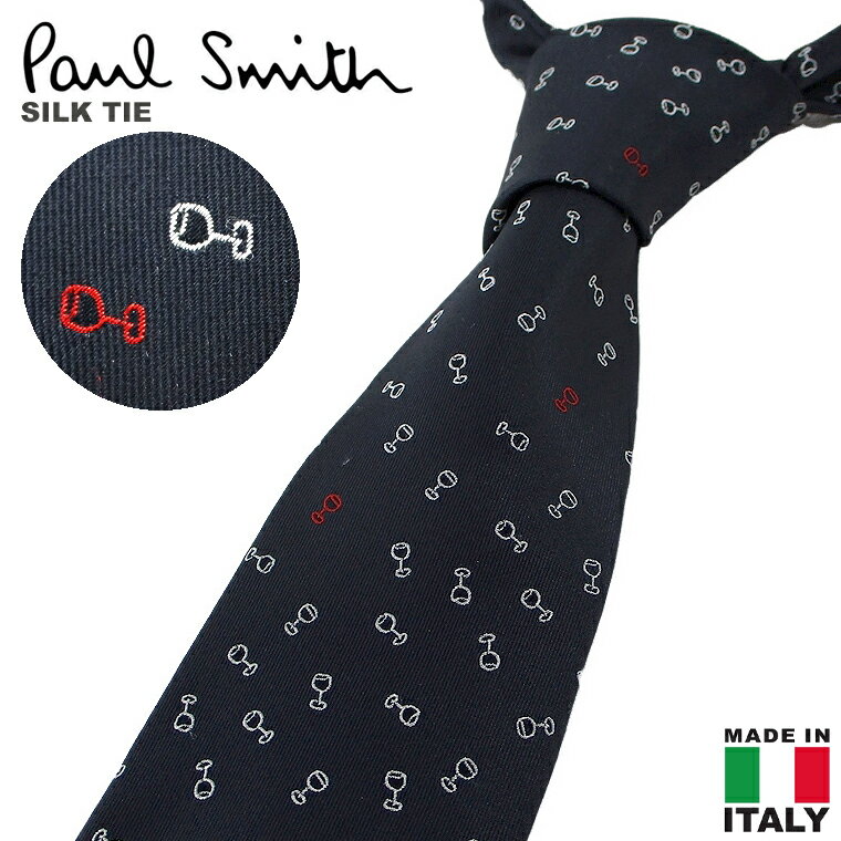 Paul Smith ポールスミスシルク100%ネクタイSILK TIE paulsmith/newネクタイ 父の日 卒業式 入学式 入社式 メンズビジネス用 フォーマル クリスマス プレゼント【送料無料】【ギフト包装不可】【メール便】【代引不可】【即納】