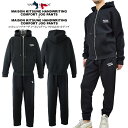 MAISON KITSUNE メゾン・キツネコットンジップフーディーとジョグパンツ2点セットアップHANDWRITING COMFORT ZIPPED HOOD...