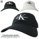 CALVIN KLEIN JEANS カルバン・クライン・ジーンズモノグラムロゴベースボールキャップMONOLOGO EMBROIDERY BASEBALL CAP帽子 ユニセックス 男女兼用カジュアル ロゴ おしゃれ CKキャップ【税込3,980円以上で送料無料】【即納】