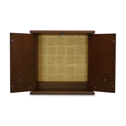 【ミニ仏壇】MDF　漆調　ミニ仏壇　桂（かつら）　サイズ：大【送料無料】[仏壇 台 仏壇台 ミニ仏壇 黒檀]【メモリアルアートの大野屋】