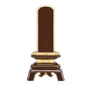 【位牌】【漆塗】葵角切ため色 4.5号