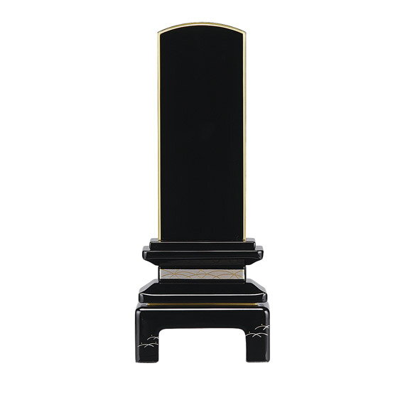 【蒔絵位牌】京彩 （きょうさい） つゆ芝 3.5号