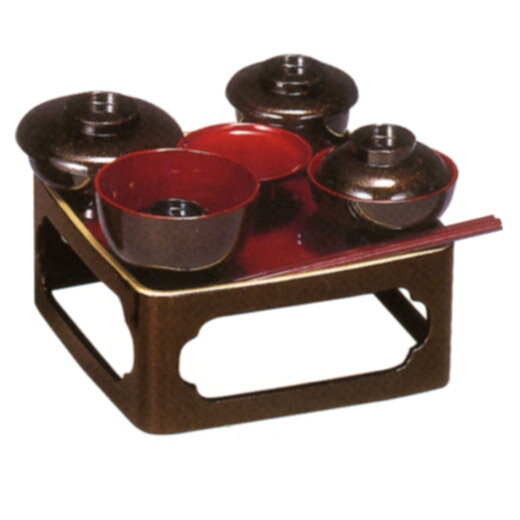 【お供え】仏膳(金梨地） 6.5寸【仏具各種】[仏具 供養]【メモリアルアートの大野屋】