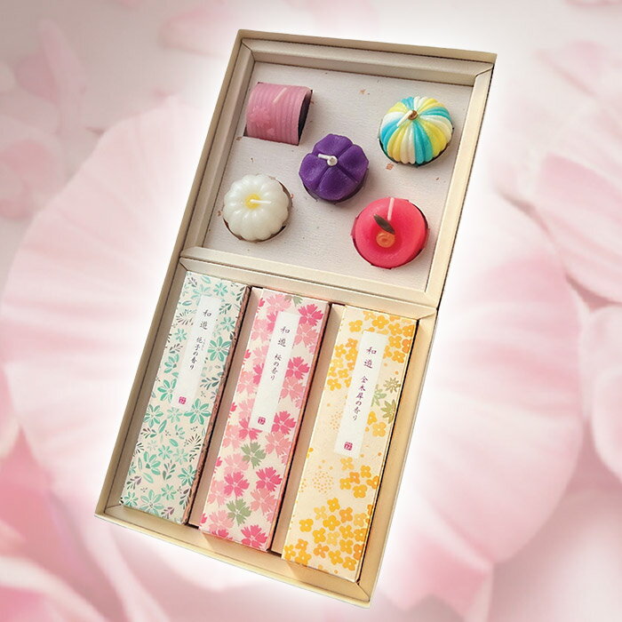乐天商城 - 【微煙】進物 和遊 和菓子キャンドルセット