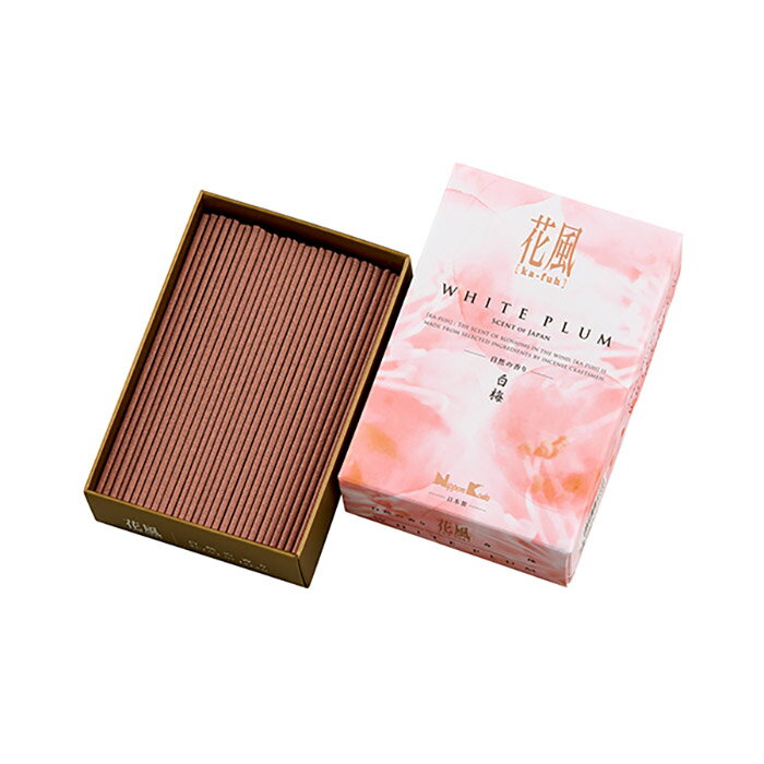 【微煙】線香　ミニ寸　花風 白梅 ミニ