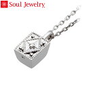 遺骨ペンダント Soul Jewelry クレスト Pt900 プラチナ・ダイヤモンド (予定納期約4週間・代引のご注文は不可)