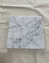 天然石オーディオボード ビアンコカラーラ 両面磨き200×200×20ミリ 1枚 20181031-01即納対応品 現品売り 自社工場製造(2)