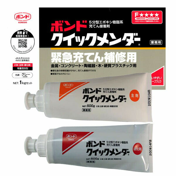 コニシ クイックメンダー 速硬化 接着剤※レターパック又はゆうパック発送予定　副資材