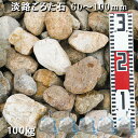 庭石 ゴロタ石 自然石 ごろた 淡路ごろた石(60〜100mm)5袋セット/計約100kgガーデンロック ガーデニング おしゃれDIY 花壇 造園 ガビオン 砕...