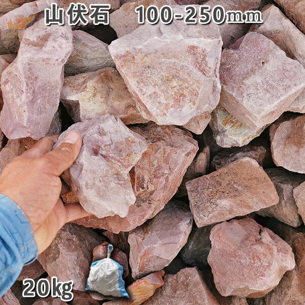 商品の詳細 商品名 山伏石（新潟県産） 商品説明 新潟桜石とも呼ばれるピンク〜赤色が混ざっている石。 ドライガーデン、ロックガーデンとマッチします。 エッジの効いた山石で、断面によっていろんな表情を 見せてくれます。 サイズ 100-250mm　 重量 1袋/約20kg(8〜12個入り)　 用途 土留め石、景石、敷き詰め 使用量目安 1m2敷き詰めるのに、約8〜9袋程必要です。 ご注意事項 ・掲載の写真と実際の商品は 色味が異なる場合があります。 ・天然石のため色柄や寸法にバラつきがあります。 ・商品の中には数量が限られているものがあり 　行き違いによる完売の場合もあります。 検索キーワード ・DIY　石材　建築資材　ガーデニング　エクステリア　外装　庭石　砂利　割栗石　自然石　ロックガーデン　ドライガーデン　庭　花壇　アクアリウム　駐車場　造園　園芸　ビオトープ　ガビオン　カゴ石　新潟石　新潟桜石　ピンクロック　ピンク系※天然石についてのご注意※ 【庭石・砂利の商品一覧はこちら】 お得な5袋セット さらにお得な10袋セット