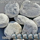 庭石 大理石 玉石 ホワイトコブルロック(150〜250mm)5袋セット/計約100kgガーデンロック ガーデニング おしゃれDIY 花壇 造園 ガビオン 砕石...