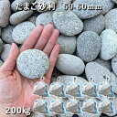 庭 砂利 石庭 庭石 玉砂利 化粧砂利 天然砂利たまご砂利(50-60mm)10袋セット/計約200kg砂利 おしゃれ 和風 洋風 ガーデニング砕石 大量 ジャ...