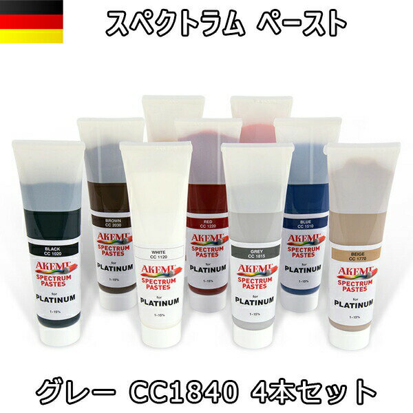 アケミスペクトラム ペースト グレー CC1840 4本 11562 AKEMI 石材用 充填 接着 メンテナンス 宅配便で..