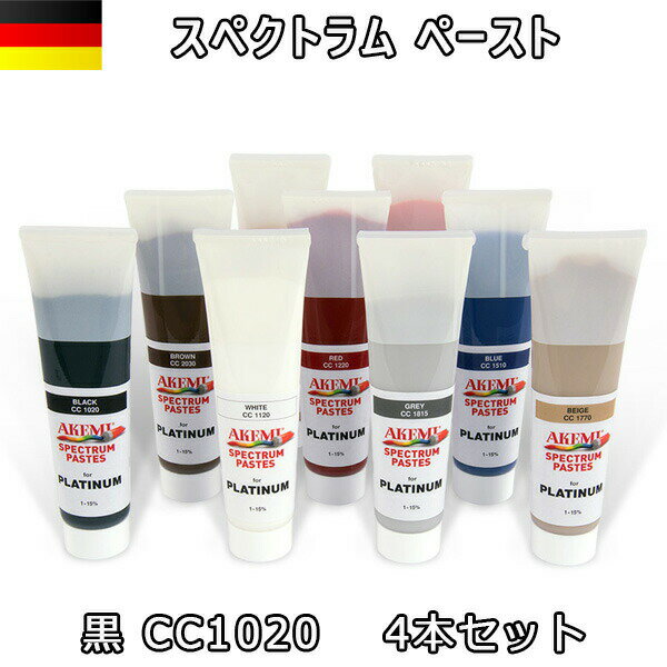 Repair Agents - アケミスペクトラム ペースト 黒 CC1020 4本 11531 AKEMI 石材用 充填 接着 メンテナンス 宅配便での発送予定