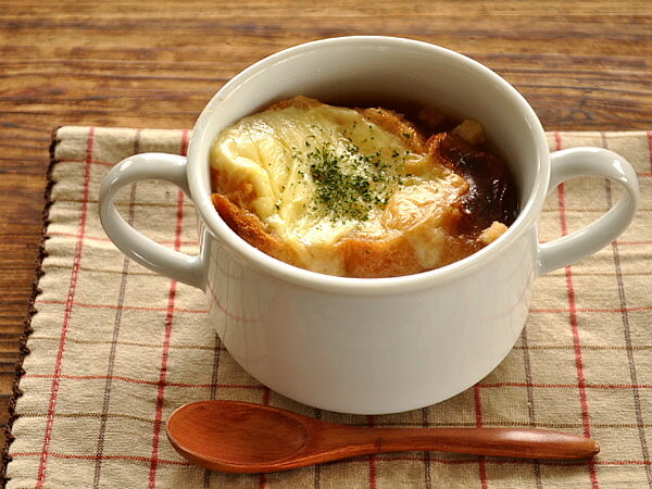 食器 スープカップ おしゃれ 両手 大きい 日本製 美濃焼 アウトレット カフェ風 白 具だくさん両手付きブイヨンスープボウル
