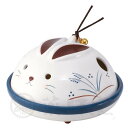 【4407】●薬師窯 なつかし屋●うさぎ蚊遣器(平型)【20%OFF/置物/通販/蚊取り線香/8月/夏の風物詩/陶磁器】