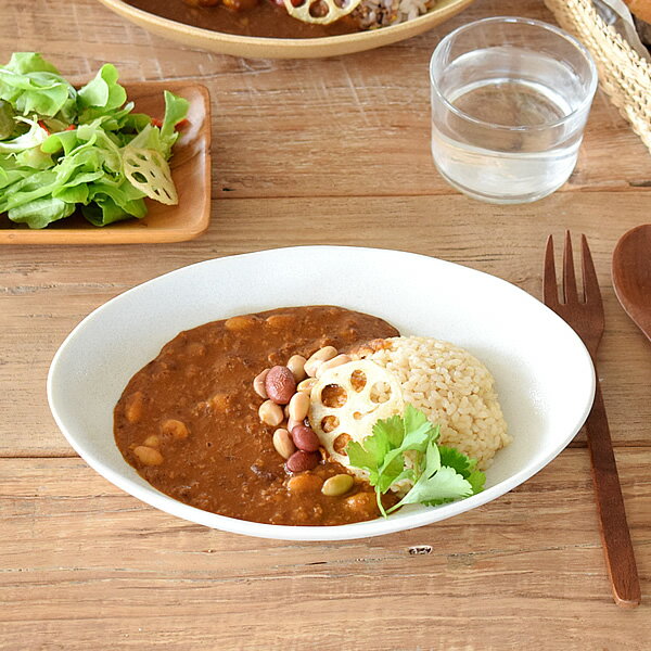 食器 和食器 おしゃれ 皿 カレー皿 （白結晶）ナチュラルオーバルカレー皿＆パスタ皿 パスタ皿 モダン 美濃焼 ボウル…