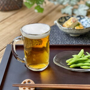 食器 おしゃれ ビールジョッキ （P-6693）Tebineriジョッキ ビアカップ グラス タンブラー 日本製 食洗機対応 ガラス てびねり アウトレット カフェ風