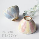 食器 和食器 おしゃれ 茶碗 プルーム茶碗 ご飯茶碗 お茶碗 土物 モダン 美濃焼 カフェ風 電子レンジ対応 食洗機対応