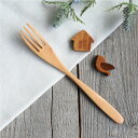 【10%OFFクーポン5/16 1:59まで】【限定商品】食器おしゃれ フォーク No.3-234四又フォーク 木製 天然木 ブラウン カトラリー 美濃焼 アウ...