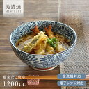 食器 和食器 おしゃれ ラーメン どんぶり 藍染たこ唐草讃岐丼 モダン ラーメン鉢 美濃焼 うどん アウトレット カフェ風 電子レンジ対応 食洗機対応