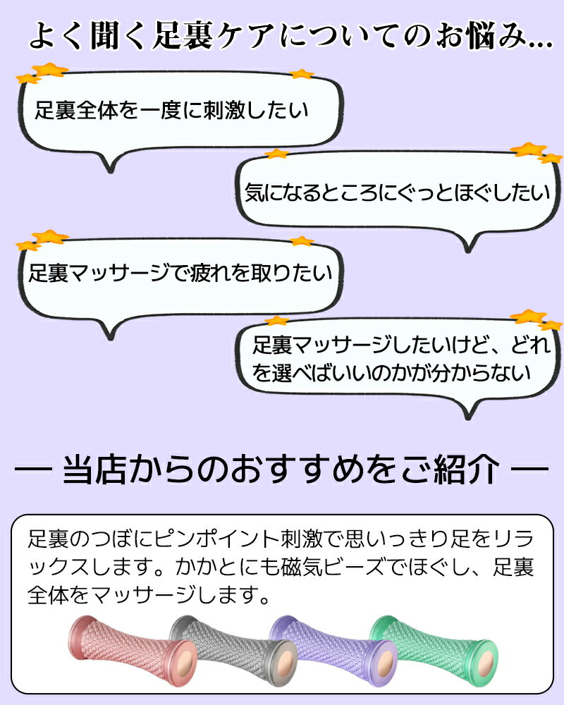 足裏マッサージ 筋膜ローラー マッサージローラ...の紹介画像2
