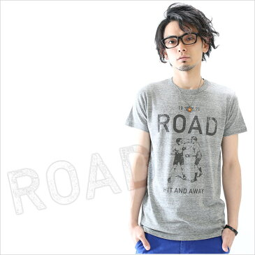 Tシャツ 半袖 プリント ROAD ネコポス 倉敷児島発 /SS ネット限定 Tシャツ XS S M L XLサイズ