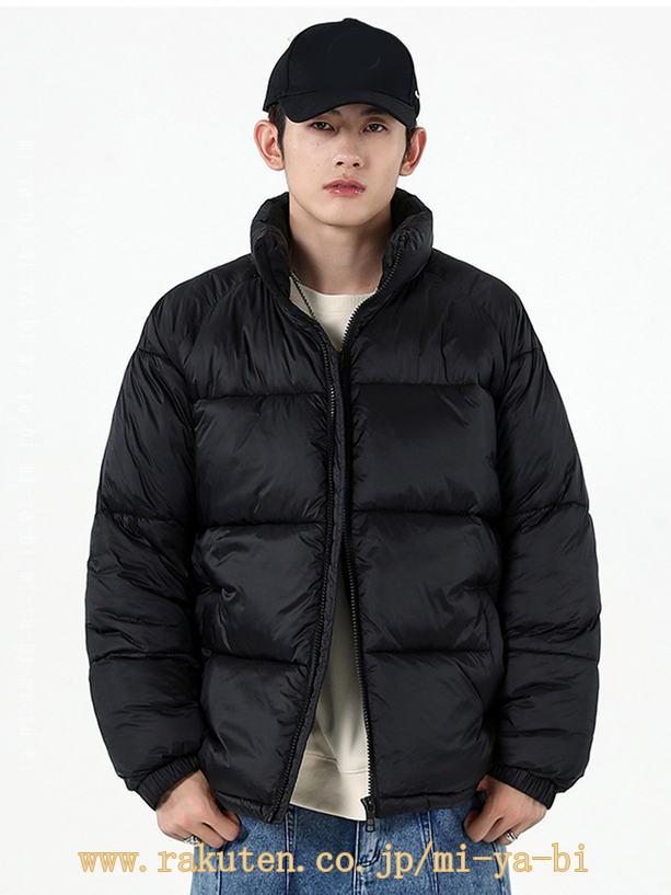 2000円OFFクーポン 冬服 メンズ ダウンジャケット 大きいサイズ 中綿ジャケット 軽量 薄手 スタンド襟 フード付き 立ち襟 中綿コート カジュアル 防寒アウター 防風 ゆったり ブルゾン シンプル カジュアル もこもこ 紳士服 オフィス mi-ya-bi