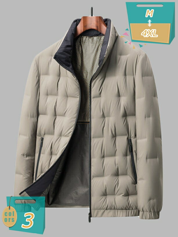 軽量ライトダウンジャケットメンズス...