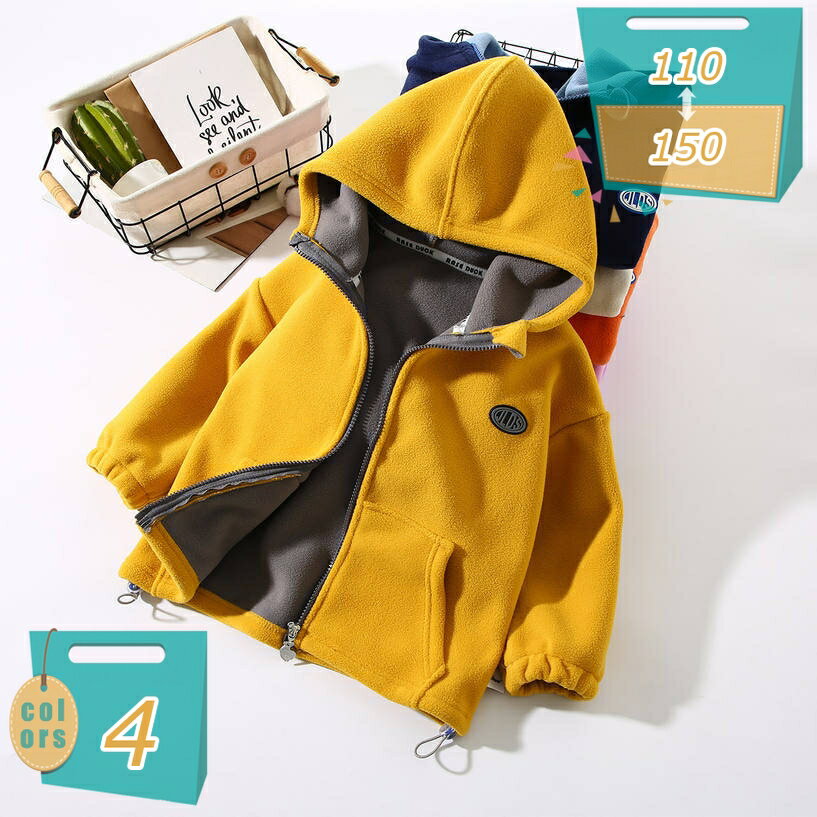 子供服 女の子 コート ジャケット キッズ ボアジャケット ポケット 防風 厚手 冬服 中綿 フード付き フリース アウターウェア もこもこ 保温 防寒 真冬対策 ジュニア 通園 通学 お出かけ ブルゾン ボア mi-ya-bi