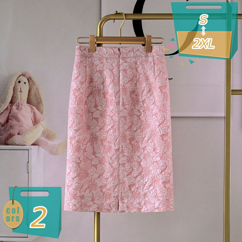 裙子 - 1000円OFFクーポン ペンシルスカート フラワー総柄レーススカート 花柄 立体感ある 無地 裏地付き レディースファッション スカート コットン 洗える 軽量 ストレッチ レディース 伸縮性 レース 女性らしい キレイめ タイトスカート mi-ya-bi