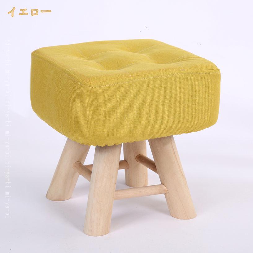 300円OFFクーポン 小さな正方形フットスツール ファブリック フットレスト 小さなオットマンスツール 滑り止めプラスチック脚付き モダンな正方形フットレスト スモールステップスツール オットマン カウチ オフィス リビングルーム用 玄関 脚置きスツール mi-ya-bi [2]