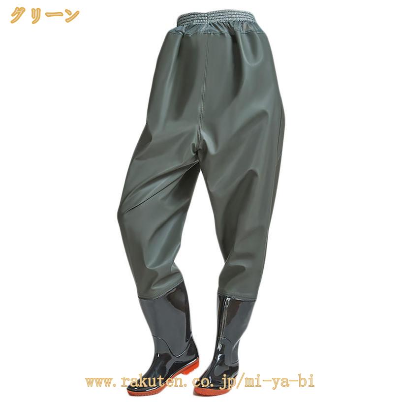 【55%OFF期間限定】 防水 防滑 レインシューズ ロング レインブーツ PVC 長靴 ヒップウェーダー 男女兼用 柔らかい 歩きやすい 釣り 透湿 防水ズボン 釣り フィッシング 田植え 渓流 水作業 洗車 梅雨 アウトドア キャンプ 魚市場 農作業 水作業 mi-ya-bi mi-ya-bi-10035268 miyabicompany サンプル画像2