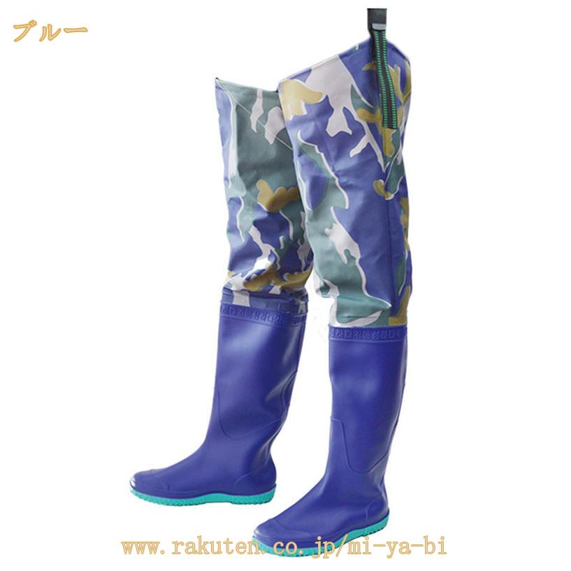 【55%OFF期間限定】 メンズ ロング 長靴 レインブーツ レインシューズ ウェーダー 雨靴 軽量 作業靴 農作業 釣り アウトドア おしゃれ 防水 耐滑 雨 雪 梅雨対策 軽量 折りたたみ 雨の日 台風 豪雨 滑り止め ガーデニング 田植え 園芸 キャンプ mi-ya-bi mi-ya-bi-10035202 miyabicompany サンプル画像2