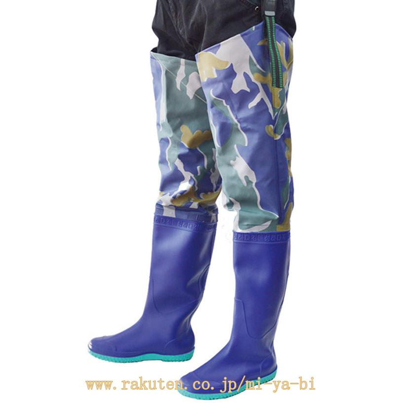 【55%OFF期間限定】 メンズ ロング 長靴 レインブーツ レインシューズ ウェーダー 雨靴 軽量 作業靴 農作業 釣り アウトドア おしゃれ 防水 耐滑 雨 雪 梅雨対策 軽量 折りたたみ 雨の日 台風 豪雨 滑り止め ガーデニング 田植え 園芸 キャンプ mi-ya-bi mi-ya-bi-10035202 miyabicompany サンプル画像3