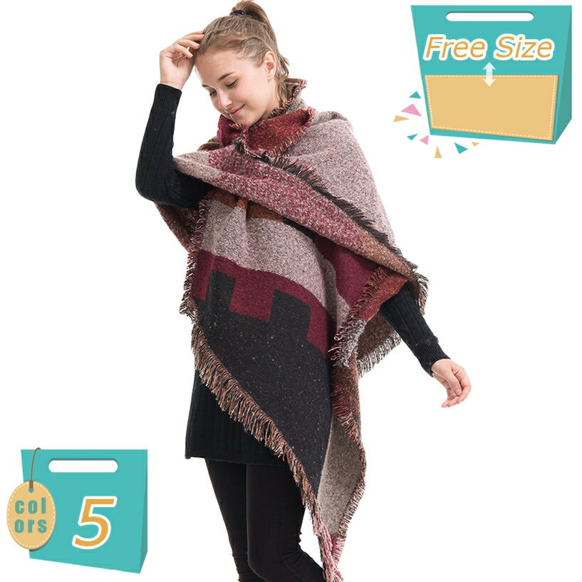 楽天miyabicompanyストール マフラー スカーフ ポンチョ 通気性 ビンテージ タータンチェック おしゃれ フリンジ フリル フリンジマフラー ニットマフラー ニットストール ニットポンチョ レディース ニット フリンジストール 春夏 mi-ya-bi