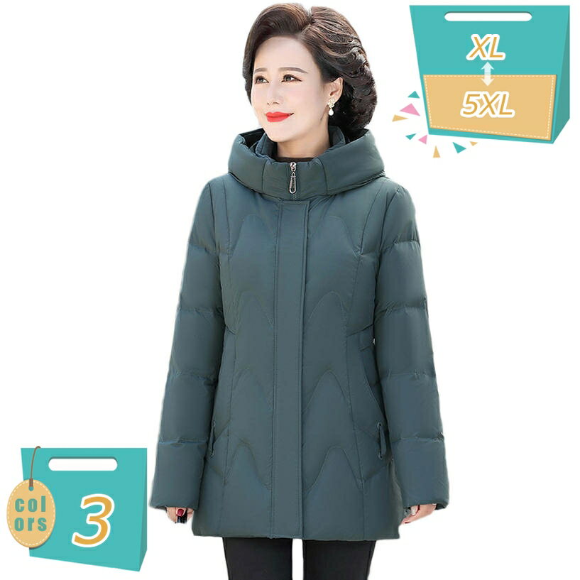レディース ショットダウンコート ダウンジャケット フード付き 軽量 ボリューム感 ゆったり大きいサイ..