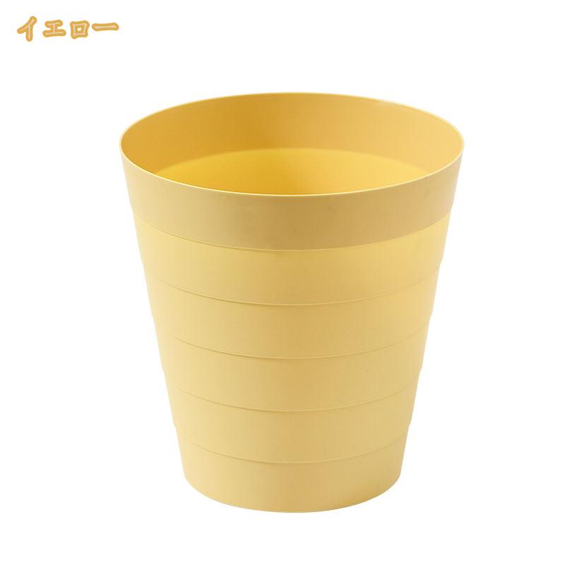300円OFFクーポン ゴミ箱 ごみ箱 蓋なし 小さい 丸型 くず入れ プラスチック リビング ダストボックス ごみばこ くずかご ふたなしフタなしリング付き 屑入れ 収納 洗面所 寝室 おしゃれ かわいい デニム調 持ち易い ごみばこ 臭い漏れ防止 オフィス用 mi-ya-bi [2]