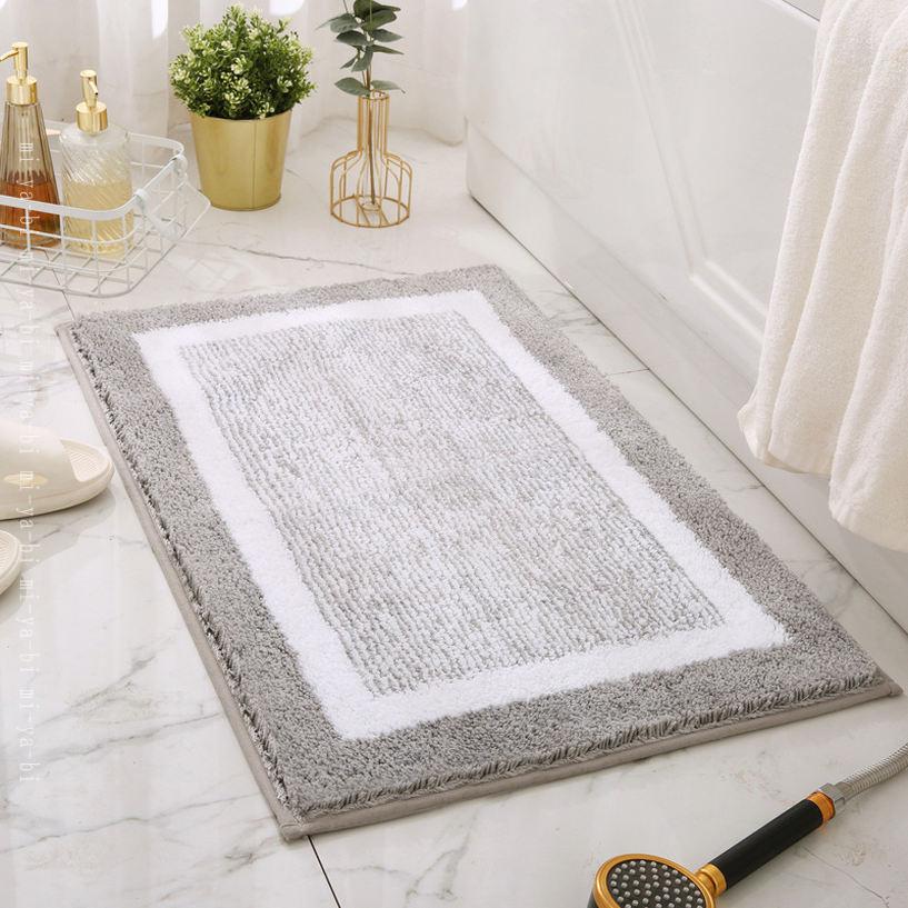 500円OFFクーポン バスマット 吸水 速乾 おしゃれ 滑り止め 抗菌 防臭 洗面所 お風呂マット 足ふきマット ふわふわ ソフト 洗える 吸収性 速乾性 マイクロファイバー エントランスマット 風呂マット 北欧 浴室 玄関マット 脱衣所マット 防音 mi-ya-bi