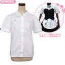 1156A■【送料無料・即納】ミアカフェミニ制服 半袖ブラウス単品 サイズ：S/M/L 公式 オフィシャル メイド服 ミニ丈 …