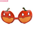 1283E■【送料無料・即納】B品 LEDハロウィンかぼちゃサングラス オレンジ かぼちゃ パンプキン コスプレ パーティグッズ ハロウィン 仮装 変装 宴会 ...