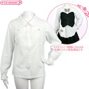 1154C■【送料無料・即納】ミアカフェミニ制服 長袖ブラウス単品 色:白 サイズ:S/M/L 公式 オフィシャル メイド服 ミニ丈 メイド喫茶 メイドカフェ ...