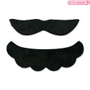 1306E■【送料無料・即納】B品 つけ髭 口髭 種類:スリムタイプ/もこもこタイプ ハロウィン 仮装アイテム イベント コスプレ 学園祭 ヒゲ
