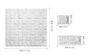セール価格 クッションレンガ 壁に貼り付けるだけ ふわふわの壁材 DIYレンガ風立体壁紙 簡単模様替え カラフル 北欧 メール便配送不可商品