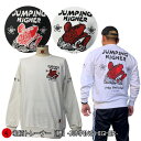 和柄トレーナー「鯉」-JUMPING HIGHER-アメカジ 波 桜 竜 龍 裏起毛 パイル 京都 メンズ レディース 大きいサイズ 生地 服 手染 京友禅 送料無料