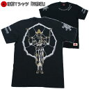 【GW 20%OFFセール】和柄Tシャツ「阿修羅」2Lまで 極厚生地 冬でも着れるTシャツ 半袖 tシャツ 仏画 京都 送料無料 メンズ レディース 生地 服 ...