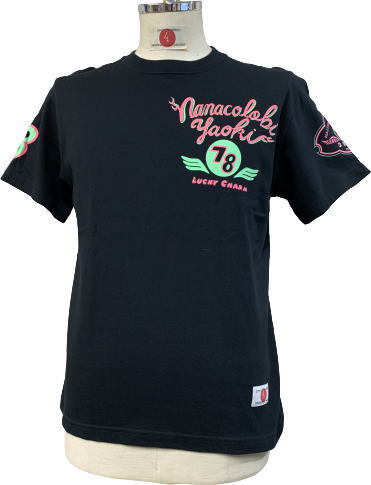 和柄 Tシャツ「78」-nanacolobi yaoki-
